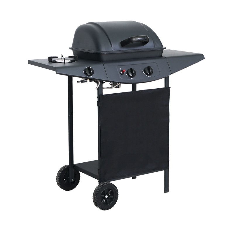 2 Burner BBQ With Side Burner